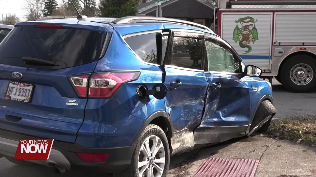 Police chase in Lima ends in a crash, and the suspect in custody